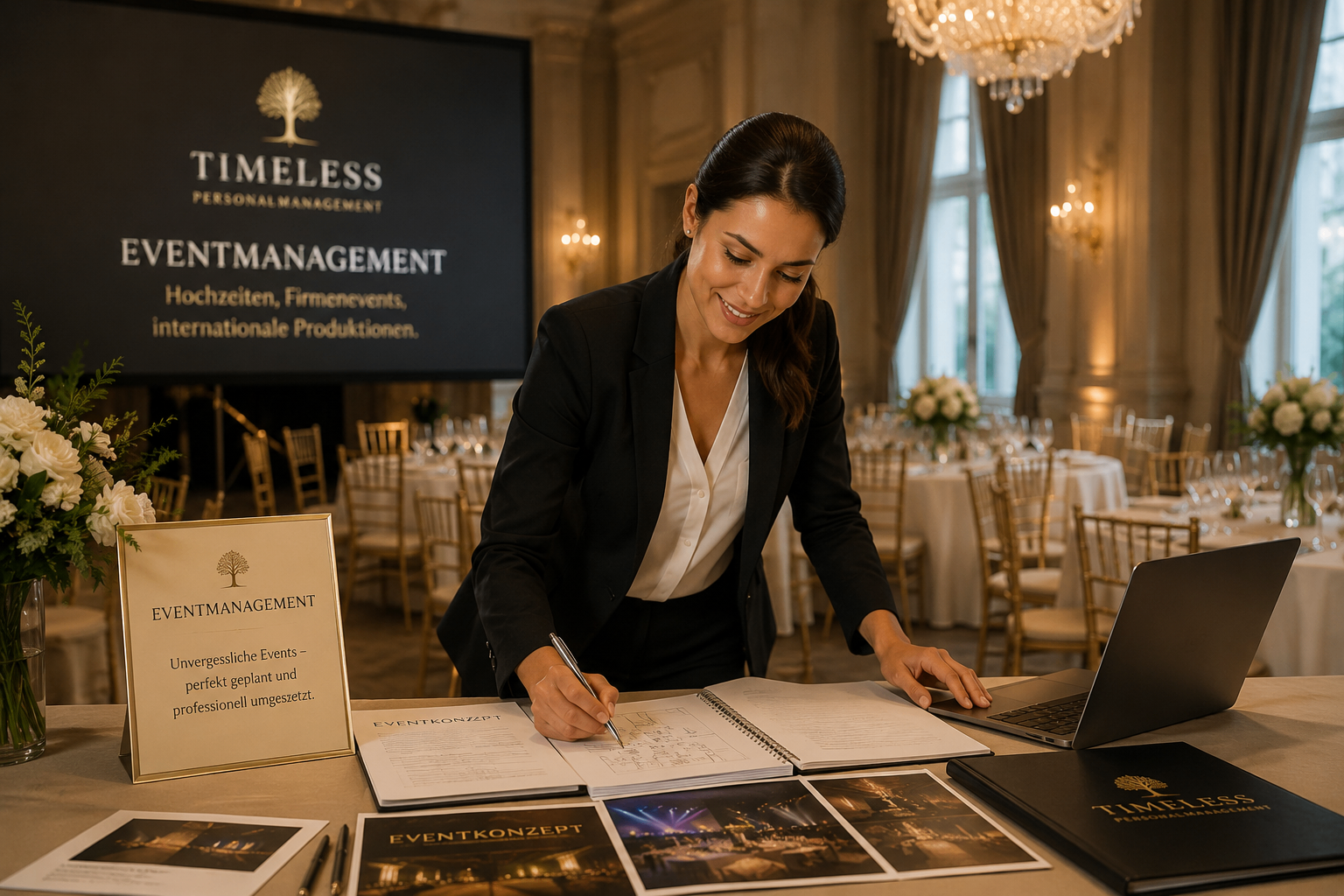 TIMELESS Eventmanagement bei der Planung einer eleganten Veranstaltung